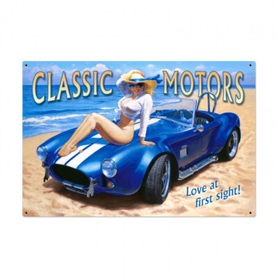 Blechschild Classic Motors XL
