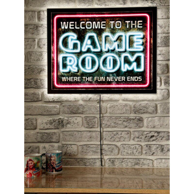 LED Acrylboard Game Room